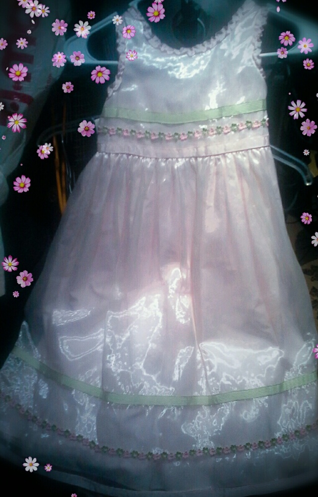 Shimmering pink EASTER maxi